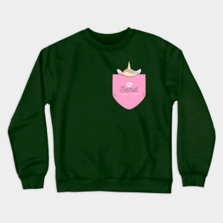 Pony Unicorn in pocket Crewneck Sweatshirt